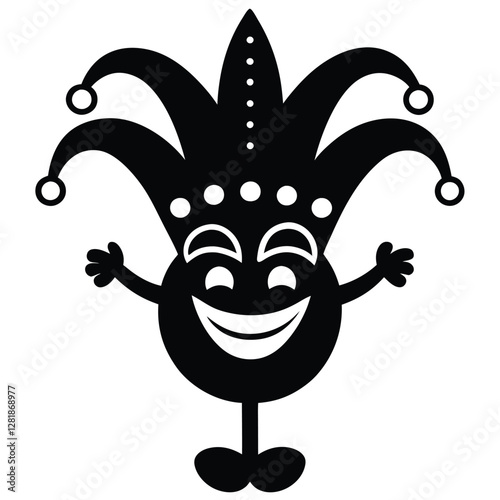 Beautiful Female Mask vector icon art illustration, mask icon vector art, modern and stylish mask.
