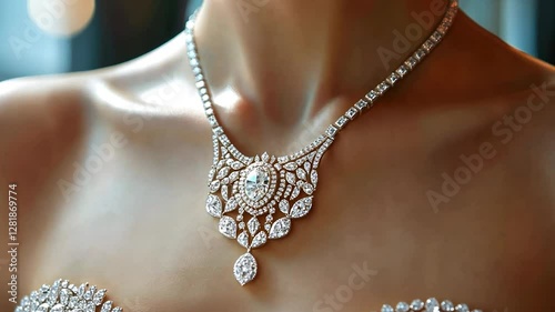Stunning Diamond Necklace: Elegance and Luxury