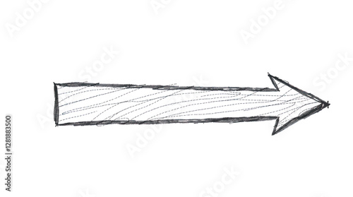 Obraz na płótnie Black arrow pointing to the side. Arrow shape element isolated on white background, vector illustration w salonie