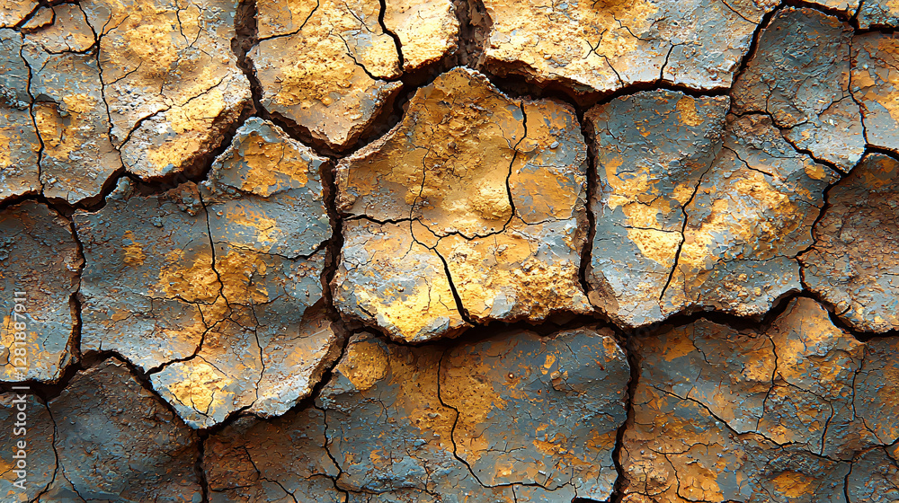 Weathered Dry Earth Texture. Macro Cracked Surface with Warm Tones Weathered Dry Earth Texture. Macro Cracked Surface with Warm Tones