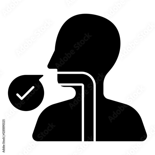 Premium download icon of esophagus