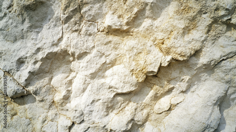 Naklejka premium Natural limestone texture with light beige tones for design and architecture