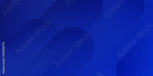 Blue geometric Abstract background. overlap shap smooth color