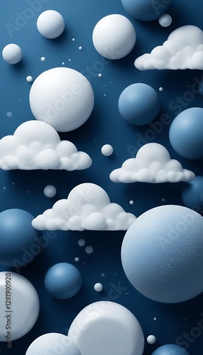 blue sky and clouds background wallpaper