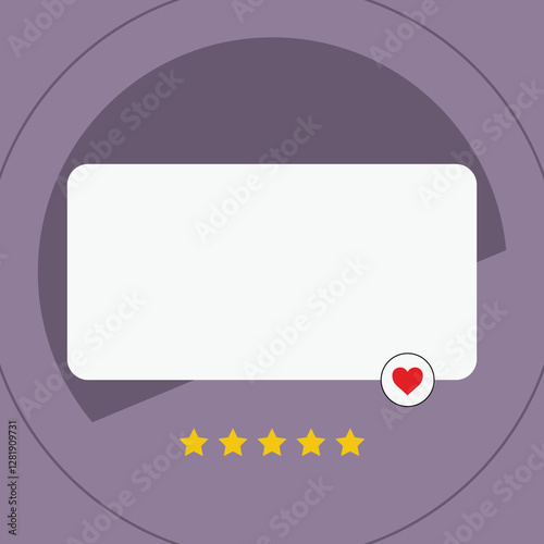 Client testimonials or customer feedback social media post web banner template. Speech bubbles with quote marks. Vector illustration.
