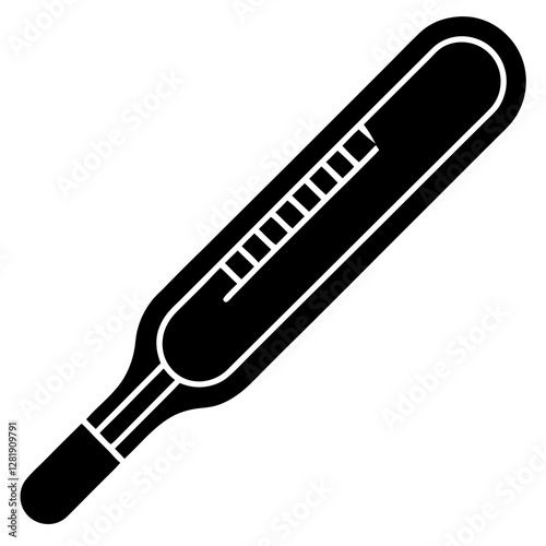 vector illustration of a thermometer