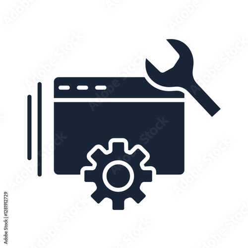 setting icon collection .design style with background