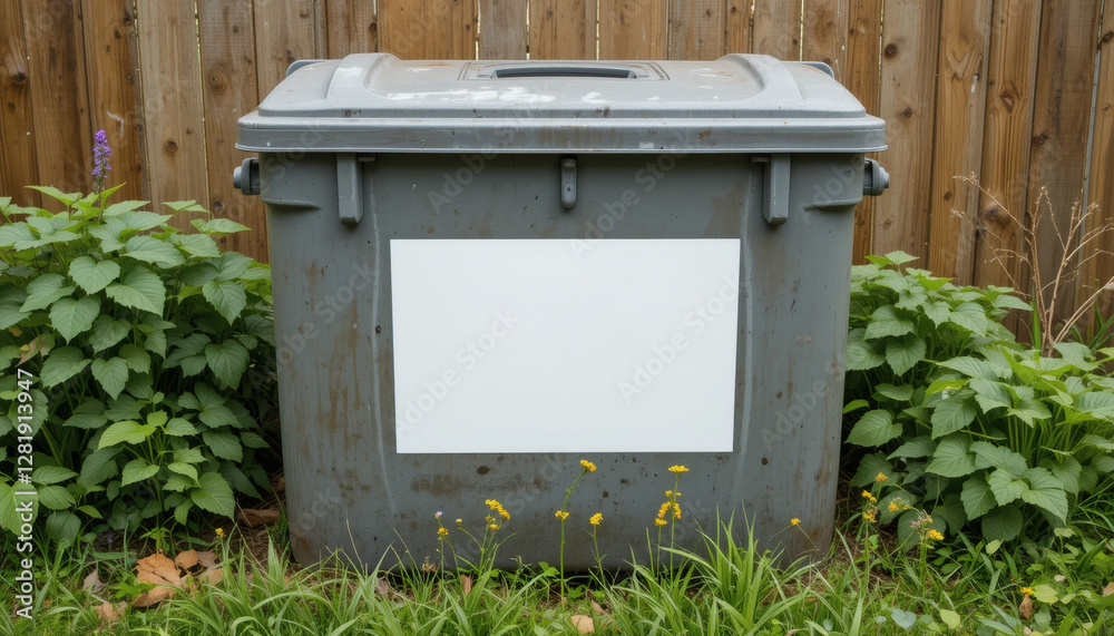 Blank Compost Bin with No Logos Perfect for Environmentally-Conscious Marketing Blank Compost Bin with No Logos Perfect for Environmentally-Conscious Marketing