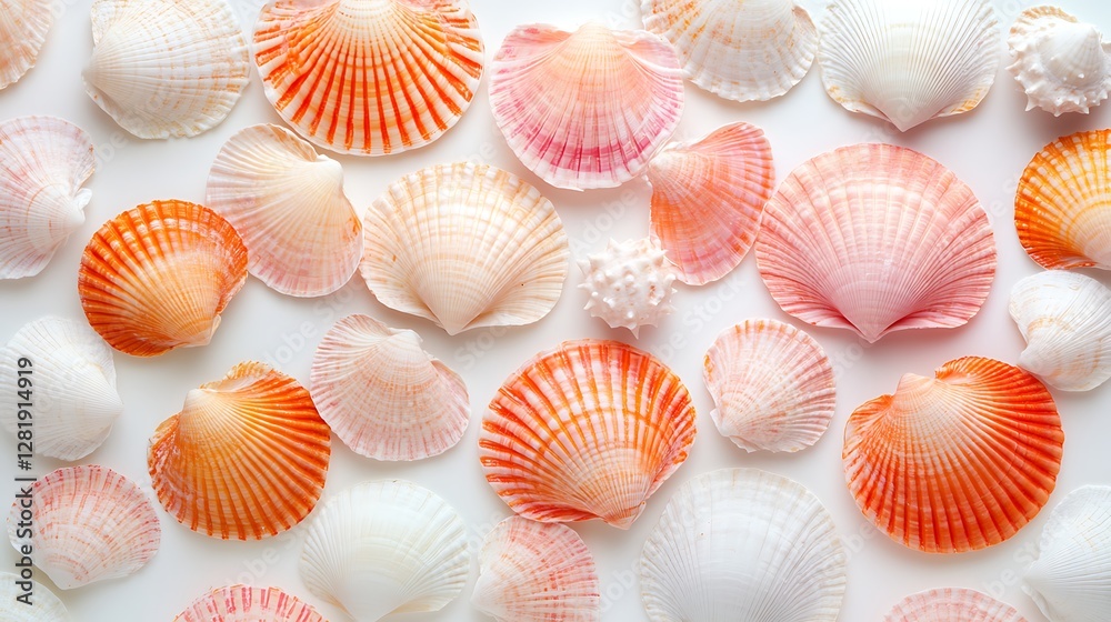 Seashells beach summer background texture Seashells beach summer background texture