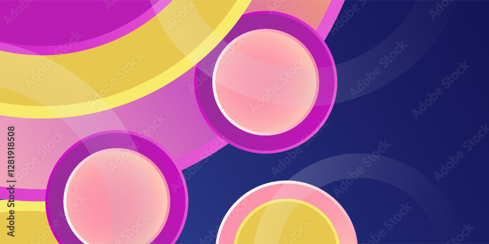 Fototapeta premium Abstract colorful geometric vector gradient background. Vector eps10