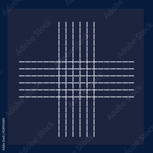 Tartan check plaid pattern. Seamless simple textured dark plaid vector illustration for flannel shirt, blanket, duvet cover, other textile print.
