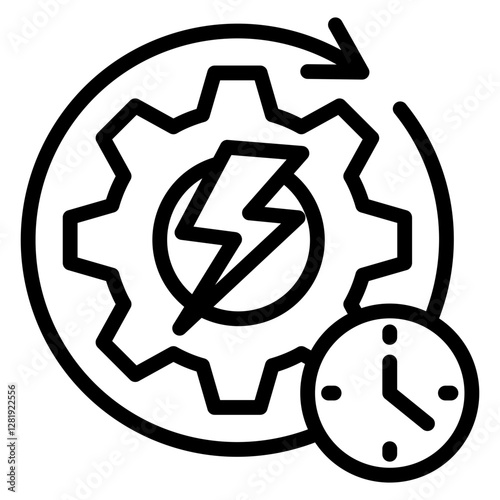 Rapid Outline Icon
