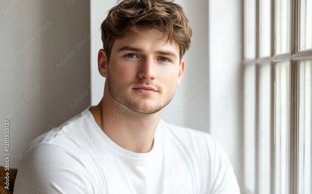 portrait of a handsome young man portrait of a handsome young man
