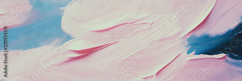 Subtle blending of pale paint textures with smooth brushwork for artistic backgrounds