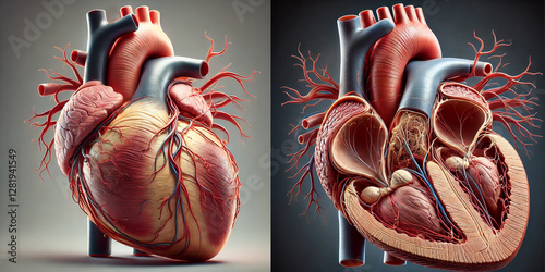 human heart anatomy