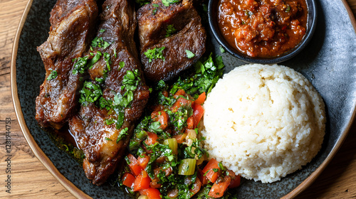 Wallpaper Mural Ugali and Nyama a Kenyan Dish Torontodigital.ca