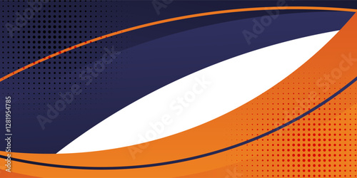 Minimalist abstract background with elegant orange and grey color of geometric shapes. Business presentation background vector design