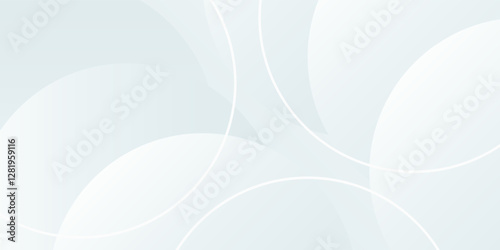 White vector abstract background with simple geometric shapes. White vector presentation background for poster, banner, wallpaper, mockup, flyer, and report
