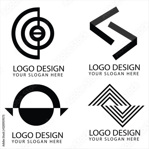 Set Of Company Logo Design Vector 	