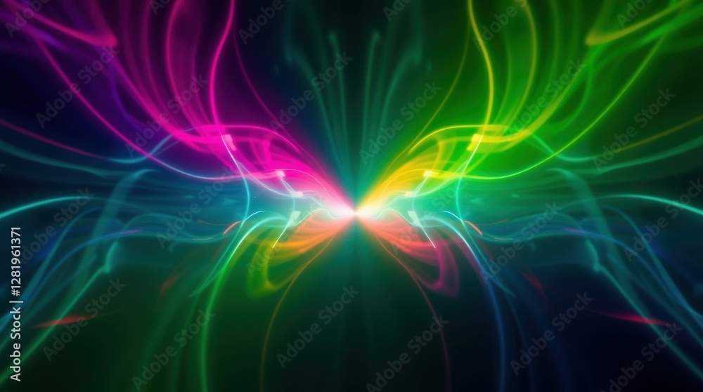 Fototapeta premium Beautiful scattered stream of energy business wallpaper