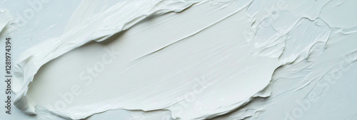Wallpaper Mural Abstract texture of smooth white paint with choppy brush strokes - perfect for artistic design projects Torontodigital.ca