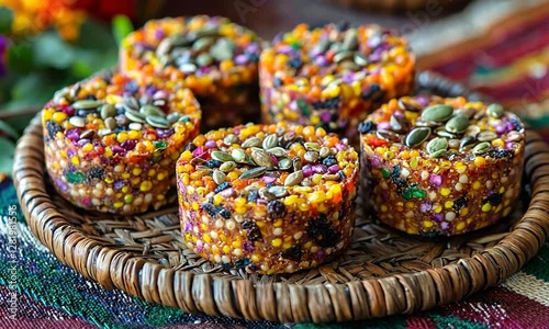 alegrías de amaranto, amaranth treats mexican food video photo