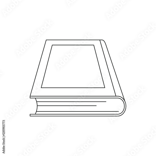 Book icons set on white background. Literature book icons collection. Textbook icon set