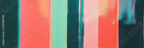 Vibrant vertical stripes texture in pastel hues for modern design