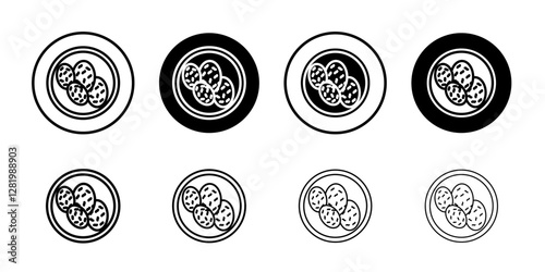 shaobing icon flat and simple set design