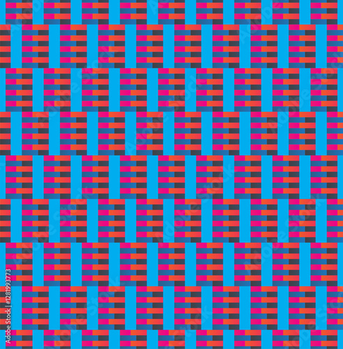 Seamless abstract geometric pattern. Tile colorful ornament
