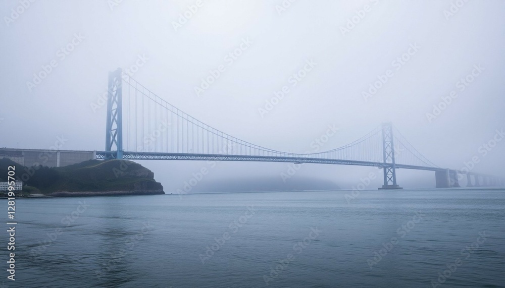 Naklejka premium bridge on lake
