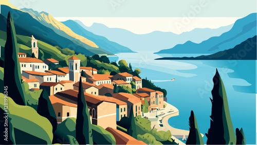 Lake Garda- The Heart of Northern Italy in 3D.eps