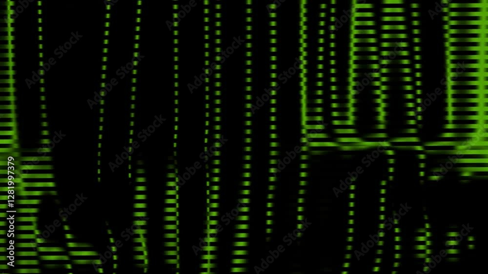 Emerald Green matrix Digital Flow 4K Futuristic Abstract Loop Background Emerald Green matrix Digital Flow 4K Futuristic Abstract Loop Background