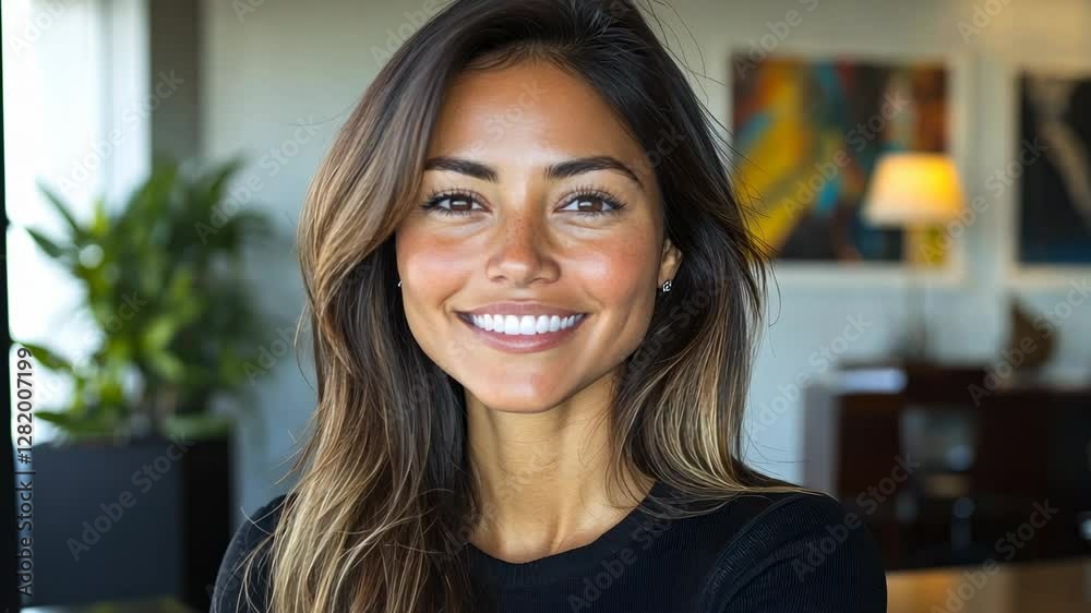 Radiant Smile, Confident Woman Radiant Smile, Confident Woman