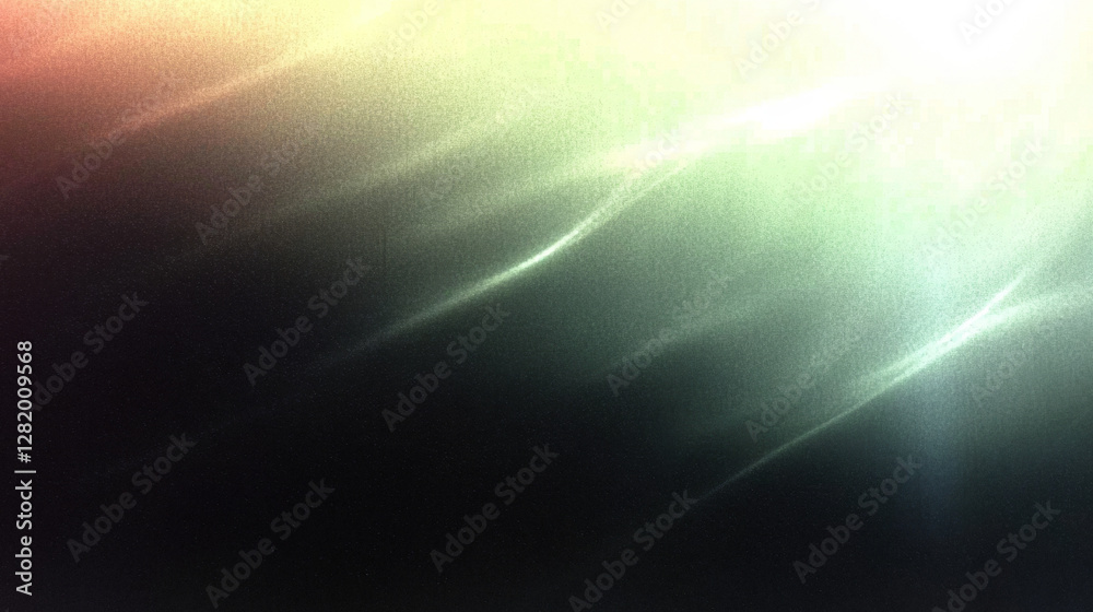 Fototapeta premium Abstract light rays and color gradients on dark background