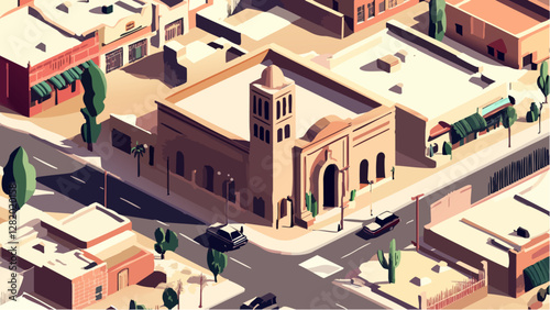 Exploring El Paso Through Isometric Art