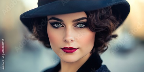 modern woman wearing 1920s fashion