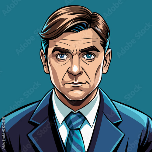 businessman in suit and tie