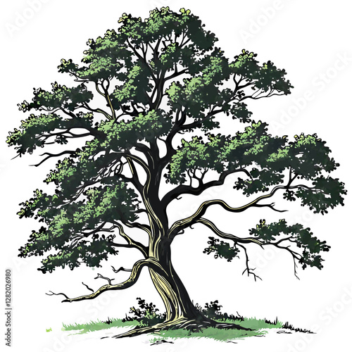 vector illustration of a palm tree