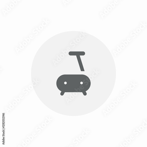 gym equipment icon sign vector