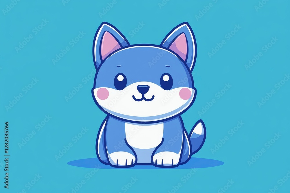 chilguy dog cute vector stule minimalism chilguy dog cute vector stule minimalism