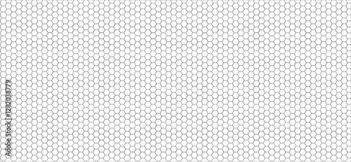 hexagon geometric pattern. seamless hex background. abstract honeycomb cell. vector illustration. design for the background flyers, ad honey, fabric, clothes, texture, textile pattern.