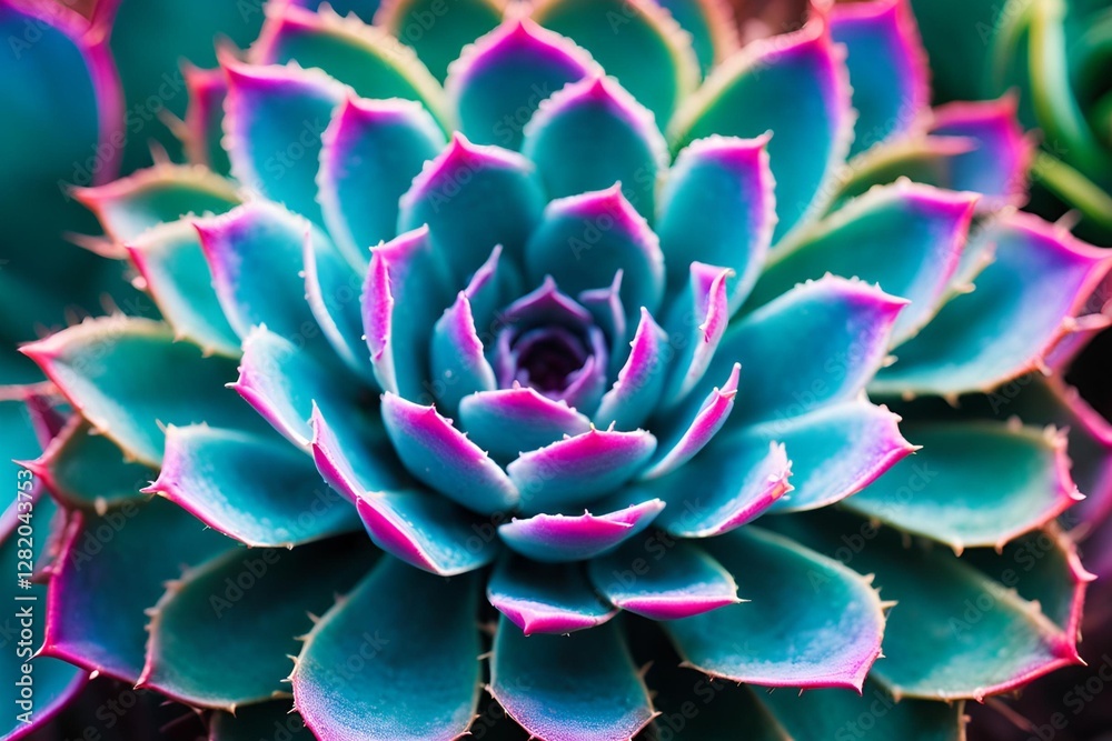 Succulent cactus background. Close up of teal and purple succulent cactus leaves texture wallpaper. Printable wall art. Succulent cactus background. Close up of teal and purple succulent cactus leaves texture wallpaper. Printable wall art.