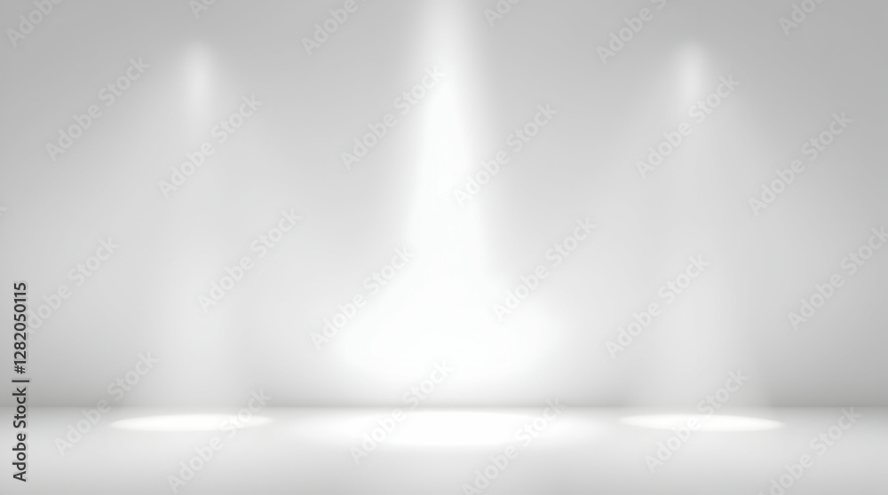 Obraz premium Simple White Backdrop