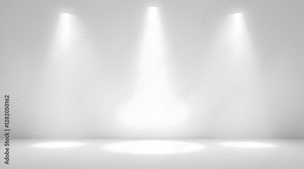 Obraz premium Simple White Backdrop