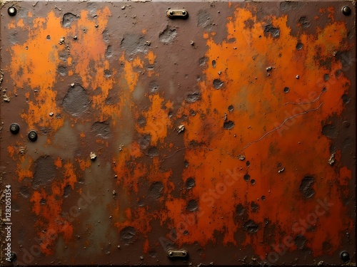 old rusty metal background