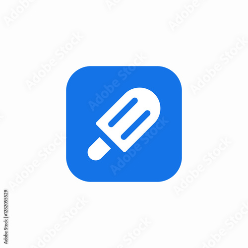 ice cream stick icon sign vector