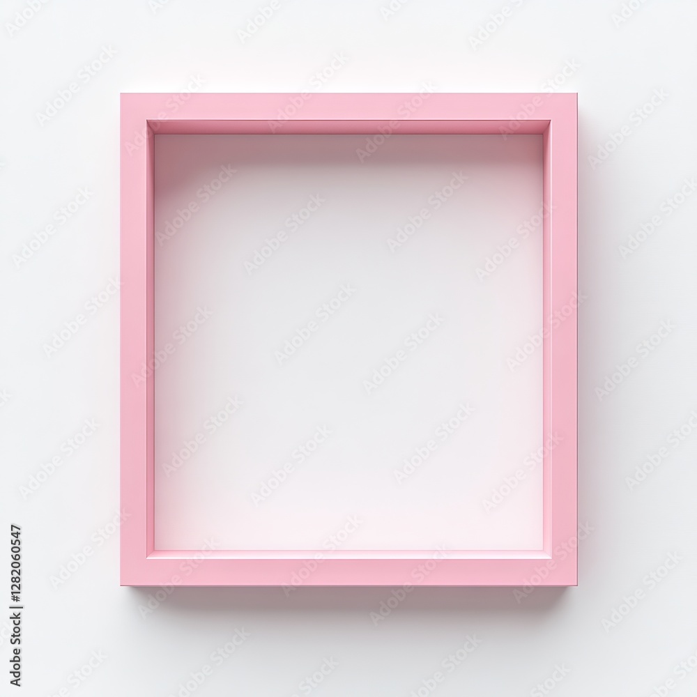 Pink Square Frame: An elegant and minimalistic pink frame, ideal for highlighting your favorite photos or artistic creations
