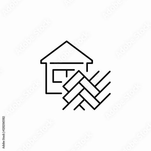 home tiles icon sign vector