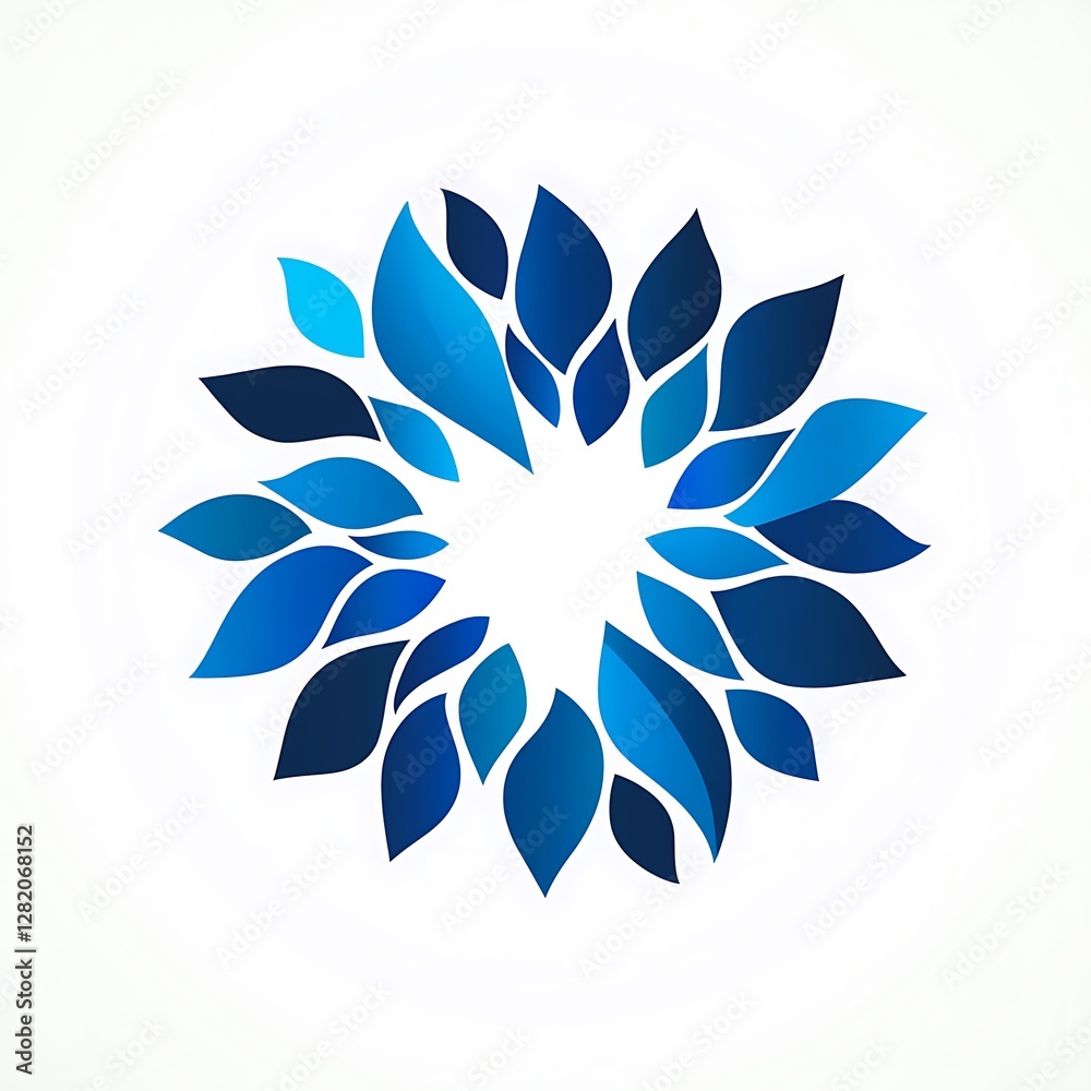 Luminous diversity icon glowing in a circular design image Luminous diversity icon glowing in a circular design image